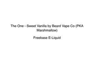 Beard Vape Co: The One - Sweet Vanilla by Beard Vape Co (PKA Marshmallow)