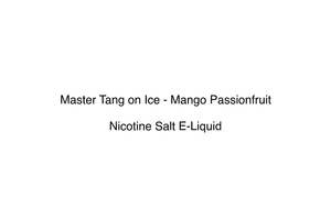 Master Tang on Ice - Mango Passionfruit
