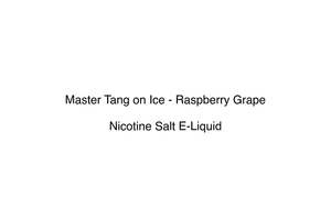 Premium Nicotine Salts: Master Tang on Ice - Raspberry Grape
