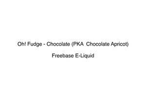 Freebase E Liquid Nz: Oh! Fudge - Chocolate (PKA  Chocolate Apricot)