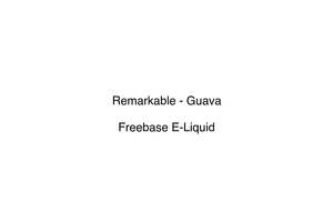 Freebase E Liquid Nz: Remarkable - Guava