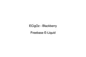 ECigOz - Blackberry