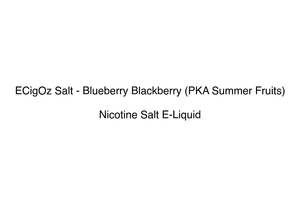 Ecigoz: ECigOz Salt - Blueberry Blackberry (PKA Summer Fruits)