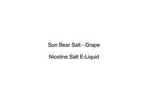 Sunbear: Sun Bear Salt - Grape