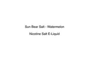 Sunbear: Sun Bear Salt - Watermelon