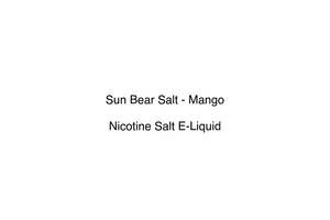 Sunbear: Sun Bear Salt - Mango