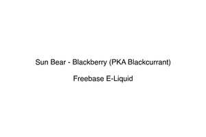 Sun Bear - Blackberry (PKA Blackcurrant)