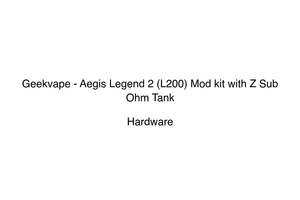 Geekvape - Aegis Legend 2 (L200) Mod kit with Z Sub Ohm Tank 5.5ml