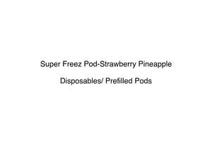 Pods Disposables: Super Freez Pod-Strawberry Pineapple