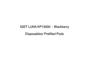 IGET LUNA KP13000  - Blackberry