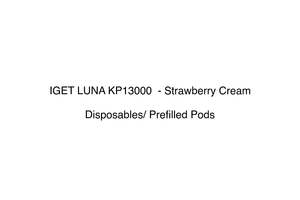 Pods Disposables: IGET LUNA KP13000  - Strawberry Cream