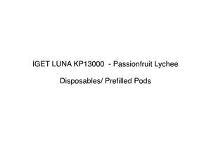 Pods Disposables: IGET LUNA KP13000  - Passionfruit Lychee