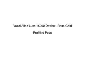 Pods Disposables: Vozol Alien Luxe 15000 Device - Rose Gold