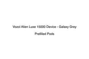 Pods Disposables: Vozol Alien Luxe 15000 Device - Galaxy Grey
