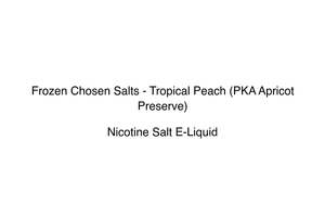Frozen Chosen Salts: Frozen Chosen Salts - Tropical Peach (PKA Apricot Preserve)