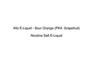 Allo E-Liquid - Sour Orange (PKA  Grapefruit)