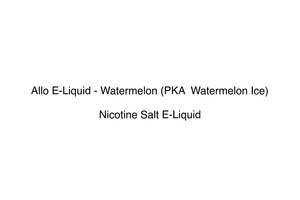 Allo E-Liquid - Watermelon (PKA  Watermelon Ice)