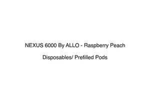 Allo Vapour: NEXUS 6000 By ALLO - Raspberry Peach