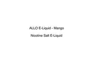 ALLO E-Liquid - Mango