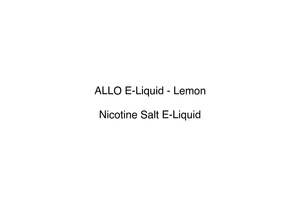 ALLO E-Liquid - Lemon