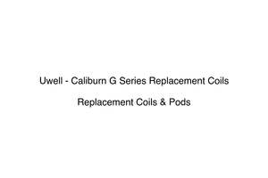 Uwell: Uwell - Caliburn G Series Replacement Coils
