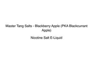 Master Tang Salts - Blackberry Apple (PKA Blackcurrant Apple)