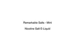 Remarkable Salts - Mint