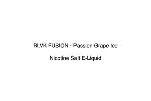 BLVK FUSION - Passion Grape Ice