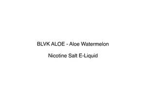 Blvk E Liquid: BLVK ALOE - Aloe Watermelon