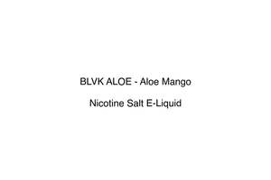 Blvk E Liquid: BLVK ALOE - Aloe Mango
