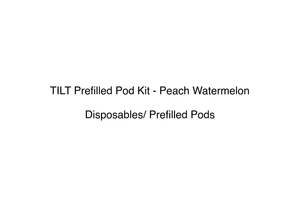 Tilt Disposable Vape Kit: TILT Prefilled Pod Kit - Peach Watermelon