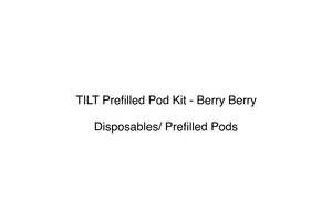 Tilt Disposable Vape Kit: TILT Prefilled Pod Kit - Berry Berry