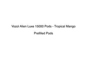 Fruity Disposable Vape And E Liquid Nz: Vozol Alien Luxe 15000  - Tropical Mango