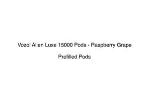 Fruity Disposable Vape And E Liquid Nz: Vozol Alien Luxe 15000  - Raspberry Grape