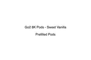Dessert Flavored Disposable Vape And E Liquid Nz: Go2 8K Pods - Sweet Vanilla