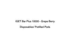 IGET Bar Plus 10000 - Grape Berry