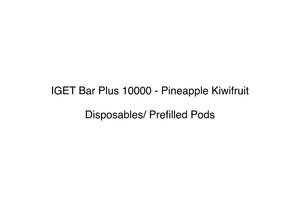 Iget Bar Plus 10000 Disposable Vape: IGET Bar Plus 10000 - Pineapple Kiwifruit