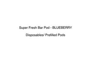 Super Fresh Bar Xp 18000: Super Fresh Bar Pod - BLUEBERRY
