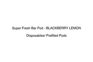 Super Fresh Bar Xp 18000: Super Fresh Bar Pod - BLACKBERRY LEMON