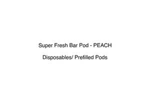 Super Fresh Bar Xp 18000: Super Fresh Bar Pod - PEACH
