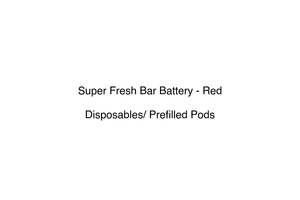 Super Fresh Bar Battery - Red