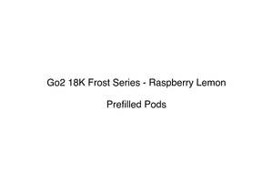 Go2 18k Refillable Vaping Device: Go2 18K Frost Series - Raspberry Lemon