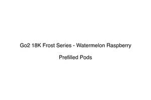 Go2 18k Refillable Vaping Device: Go2 18K Frost Series - Watermelon Raspberry