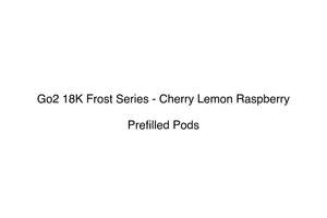 Go2 18k Refillable Vaping Device: Go2 18K Frost Series - Cherry Lemon Raspberry