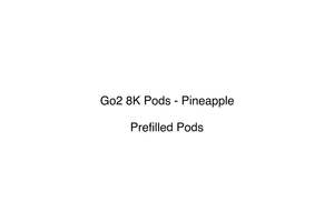 Go2 8k Prefilled Replacement Pod Vape System: Go2 8K Pods - Pineapple