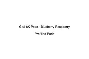 Go2 8k Prefilled Replacement Pod Vape System: Go2 8K Pods - Blueberry Raspberry