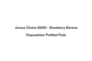 Juvous Choice 20000 - Strawberry Banana