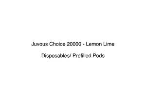 Juvous Choice 20000 Disposable Vape With Prefilled Pod System: Juvous Choice 20000 - Lemon Lime