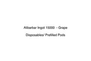 Pods Disposables: Alibarbar Ingot 15000  - Grape