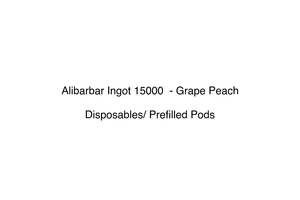 Pods Disposables: Alibarbar Ingot 15000  - Grape Peach